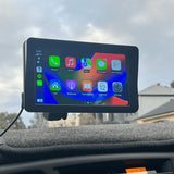 Universal Bluetooth Portable 7 Inch Touchscreen Car Display | Wireless Apple CarPlay & Android Auto