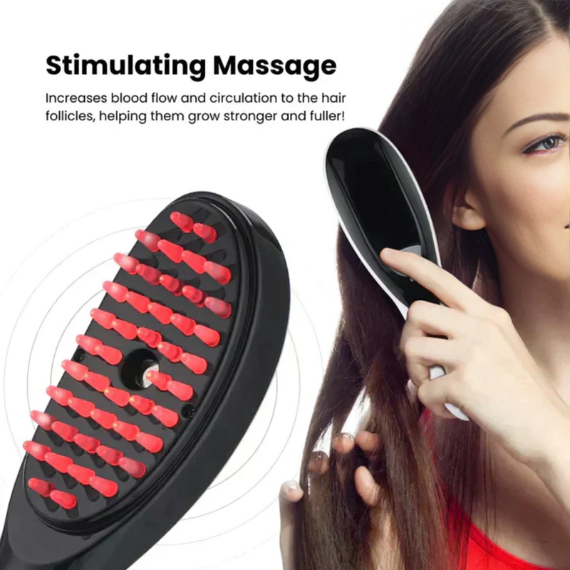 LED Hair Therapy Growth Brush